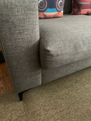 Sofá de 2 plazas gris