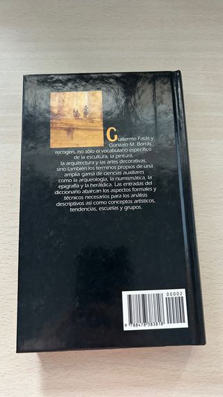 Libro “El diccionario de términos de arte”