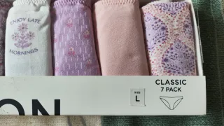 Pack 7 bragas Women'secret talla L