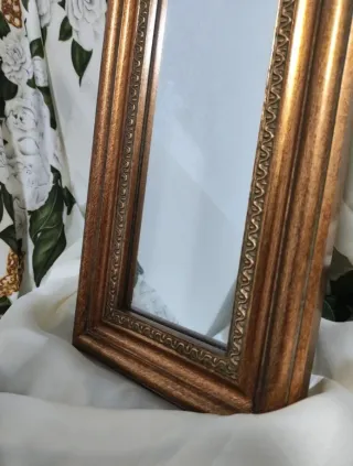Espejo Dorado Vintage Decoración