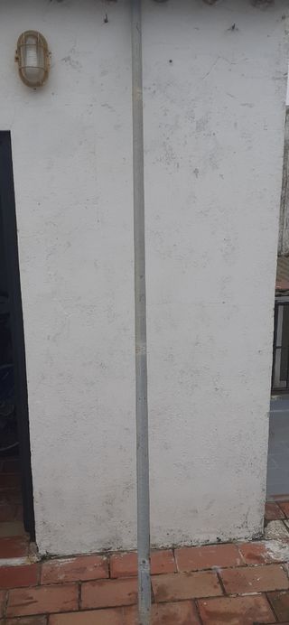 Tubos mástil antena.