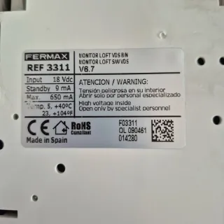 Videoportero Fermax con pantalla