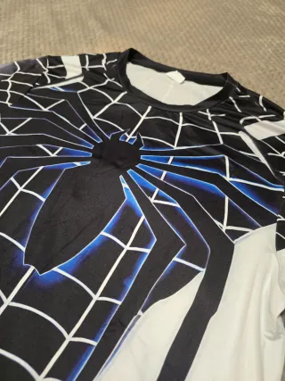 Rashguard Spiderman Black