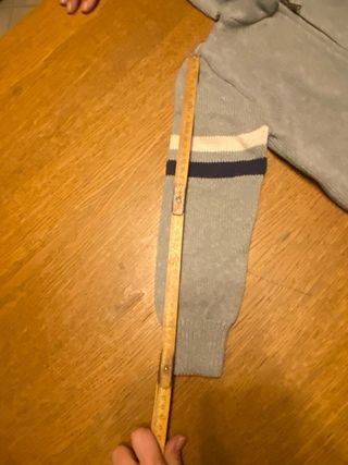 Maglione bambino Ralph Lauren con cappuccio grigio