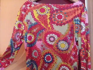 Disfraz Hippie Años 60 Multicolor