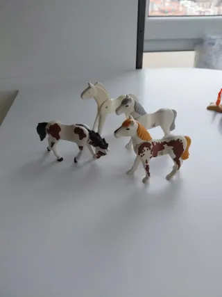 Playmobil Caballos Juguete con  holgura cabeza