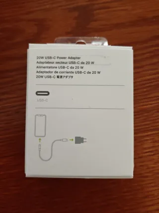 Caja cargador Apple USB-C 20W
