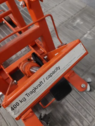 Elevador tijera banco para motos 400kg