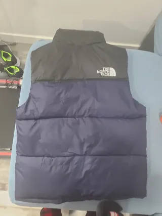 Chaleco The North Face Negro y Azul