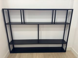 Estantería Modular Acero Negra 120cm