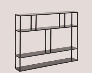 Estantería Modular Acero Negra 120cm