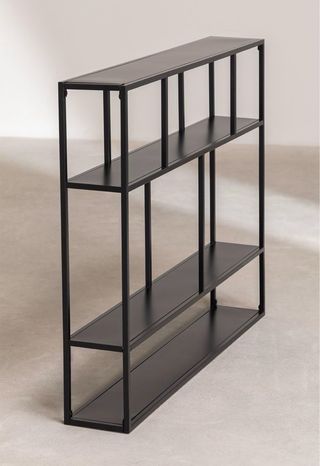Estantería Modular Acero Negra 120cm