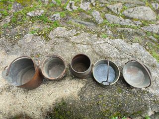 Cubos y maceteros de cobre - Varios modelos