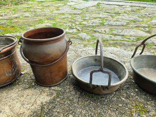 Cubos y maceteros de cobre - Varios modelos