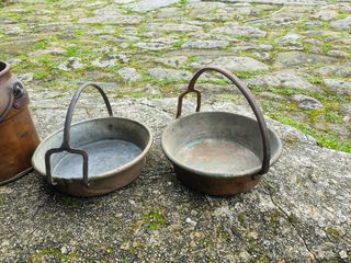 Cubos y maceteros de cobre - Varios modelos