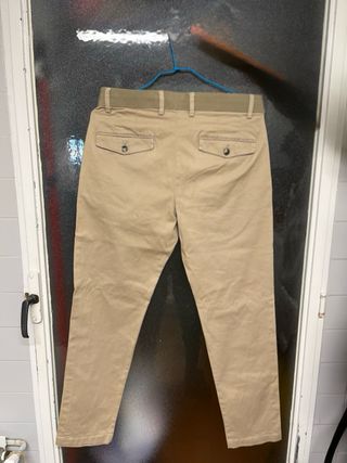 Pantalones chinos Mango beige talla S