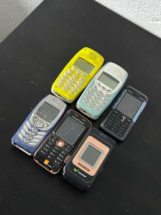 Lote 6 Móviles Antiguos Nokia Sony Ericsson