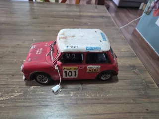 Coche Decoración Vintage Rojo