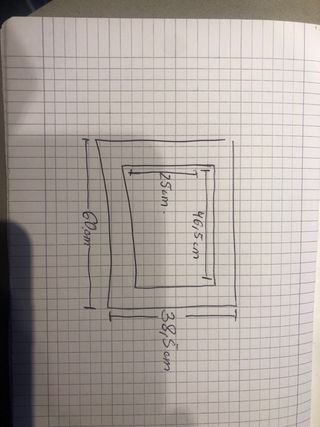 Marco para microondas y peana