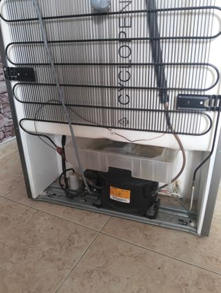 Nevera Edesa Gris Inox