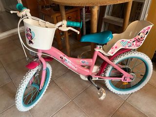 Bicicleta Infantil Minnie Rosa