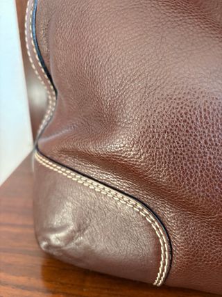 Bolso Massimo Dutti Piel Marrón