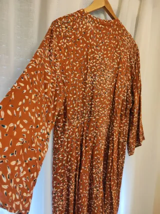 Vestido camisero Pieces estampado