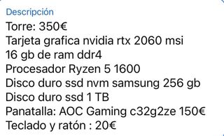 PC Gaming Completo RGB
