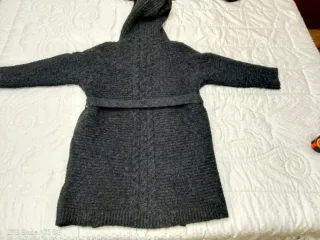 Cardigan invernale QN taglia unica grigio