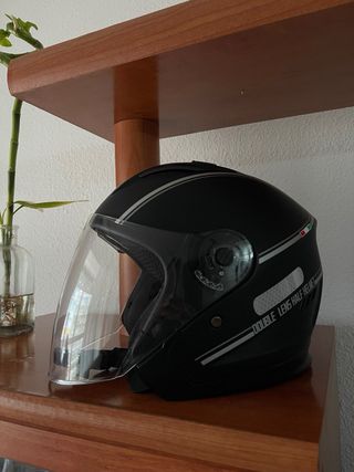 Casco de Moto Talla M, negro con poco uso