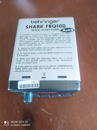 Behringer SHARK FBQ100 Procesador