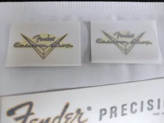 Decal Fender Precision Bass Custom Shop.