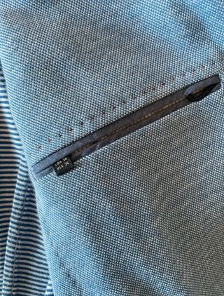 Americana Massimo Dutti Azul Celeste