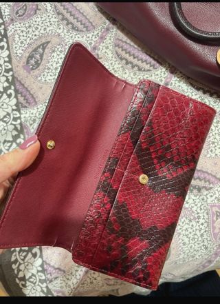 Portafoglio Michael Kors effetto pitone