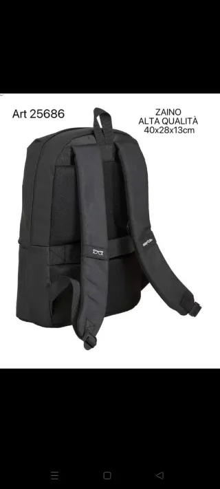 Zaino Safta Alta Qualità 40x28x13cm
