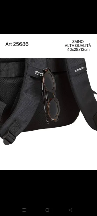 Zaino Safta Alta Qualità 40x28x13cm