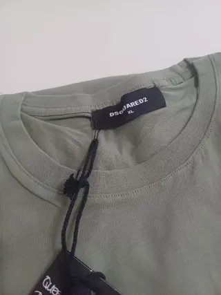 T-shirt DSQUARED2 verde militare taglia M