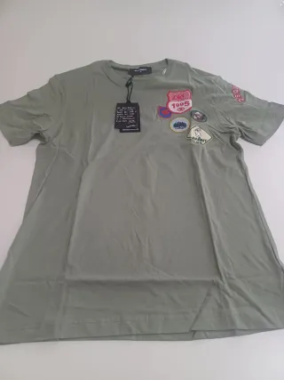 T-shirt DSQUARED2 verde militare taglia M