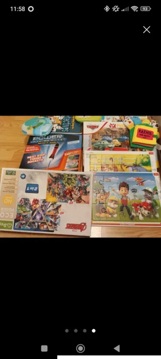 Lote de juegos infantiles