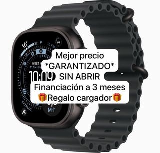 Apple Watch Ultra 3 Negro PRECINTADO 3 correas