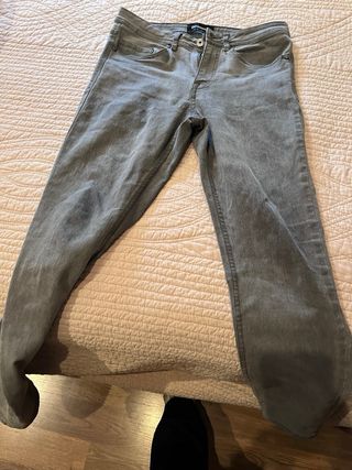 Vaquero chico gris lavado