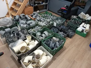 Lote Piezas PVC Varias Medidas