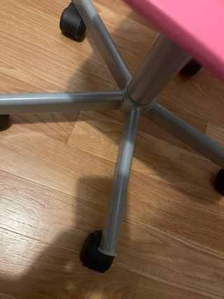 Silla de escritorio rosa Ikea