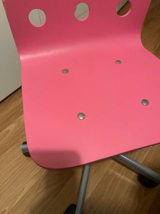Silla de escritorio rosa Ikea