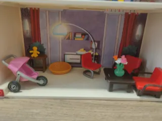 Casa Playmobil con accesorios