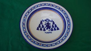 Platos cerámica pintado a mano ver medidas y fotos