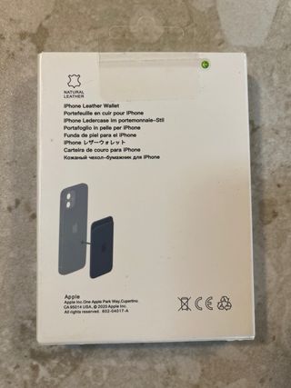 Portafoglio iPhone in pelle MagSafe Nero