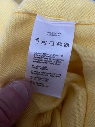 Jersey Spagnolo Pico Hombre Talla M Amarillo