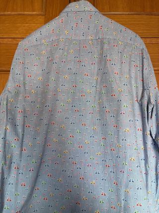 Camisa Estampada Hombre La Vespita Talla 5