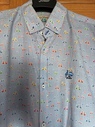 Camisa Estampada Hombre La Vespita Talla 5